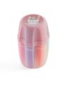 Set de 6 mini surligneurs dans une boîte fleur motif lapin - couleurs variées - format mini