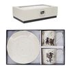 Kiub - Coffret Duo Tasses Café avec Soucoupes - Porcelaine - Collection Bug Art - 26 x 17 x 6.5 cm - Disponible dans différents assortiments