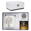 Kiub - Coffret Mug 280 ml avec Sous-Tasse - Porcelaine - Collection Bug Art - 8.1 x 7.7 x 11.7 cm - Disponible dans différents assortiments