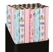 Kiub - Papier - Cadeau 2 mmotifs pastel rose bleu