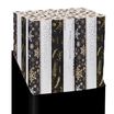 Kiub - Papier - Cadeau 70x200 cm noël - Metallise noir et blanc