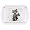 Kiub - Plateau 20,8x14x2,2 kooks chat noir melamine blanc