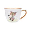 Kiub - Mug bol tasse 550 ml kooks chat mignon porcelaine blanc