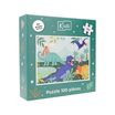 Kiub - Puzzle 100 pcs dino 36x49 - Collection les petits
