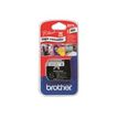 4977766624954-Brother MK231BZ - Ruban d'étiquettes auto-adhésives - 1 rouleau (12 mm x 8 m) - fond blanc 