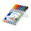 4007817307830-STAEDTLER LUMOCOLOR 311 - Pack de 8 marqueurs effaçables - pointe ogive - couleurs assorties-P_3118_3-1