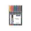 0400000031385-STAEDTLER Lumocolor 313 - 8 Marqueurs - permanent - couleurs assorties - 0.4 mm-P_3138_1-0