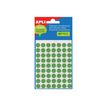 8410782020547-APLI PAPER - Adhésif permanent - vert - diamètre 10 mm 315 étiquette(s) (5 feuille(s) x 63) -P_3852_1-1