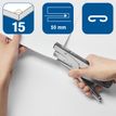 3067335380006-Rapid - Pince Agrafeuse Economy E10 argent - capacité de 15 feuilles - agrafes n°10-P_5380_2-1
