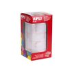 8410782119074-APLI kids - Adhésif décoratif - 1770 pièces - carré - 2 x 2 cm - blanc - permanent - papier-P_7064_1-0