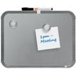 0034138080054-Nobo - Tableau blanc Slimline en acier laqué - 22 x 28 cm - magnétique - cadre gris-P_8005_3-2