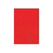 Clairefontaine Koverbook - Notitieboek - geniet - A4 - 48 vellen / 96 pagina's - Seyès - transparant, rood - polypropyleen (PP)