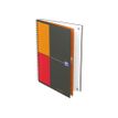 Oxford International NoteBook Connect - Notitieboek - met draad gebonden - B5 - 80 vellen / 160 pagina's - wit - van ruiten voorzien - 2 gaten - karton