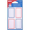 3270240112789-Apli Agipa - 24 Étiquettes scolaires cadre et lignes bleus, rouges - 36 x 56 mm - réf 11278-P_11278_1-0