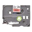 4977766052078-Brother TZe431 - Ruban d'étiquettes auto-adhésives - 1 rouleau (12 mm x 8 m) - fond rouge é-P_12431_8-4