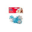 8410782134886-APLI kids - 22 Adhésif décoratif mousse - flocons - argenté(e), bleu clair-P_13488_1-0