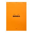 3030920186000-Rhodia - Bloc notes N°18 - A4 - 160 pages - ligné avec marge - 80g-P_18600_1-0