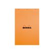 Rhodia - Bloc notes - A4 + - 80 pages - petits carreaux - 80g - orange
