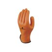 Delta Plus - handschoenen - maat: 9 - nitrielschuimcoating, 100% polyamide - oranje - paren