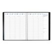 3371010125906-Quo Vadis - Agenda - Spiralé - Euréquart S - Semainier Planning - Français - Impala - Noir - 13 mois de décembre à décembre - 24x30 cm - Papier Clairefontaine blan-P_26103_1-4