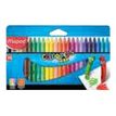 Maped Color'Peps - 24 Crayons - cire wax - couleurs vives assorties