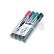 4007817350010-STAEDTLER Lumocolor 350 - Pack de 4 marqueurs permanents - pointe biseau - couleurs assorties-P_35024_5-4