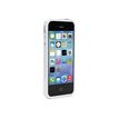 Muvit Crystal Bump - Achterzijde behuizing voor mobiele telefoon - wit - voor Apple iPhone 5, 5s, SE
