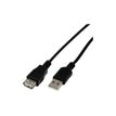 MCL Samar - Rallonge de câble USB 2.0 type A (M) vers USB 2.0 type A (F) - 5 m