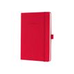 Sigel Conceptum Pure Hardcover - Carnet de notes A5 - ligné - rouge