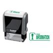 Trodat Xprint 4992.21 - stempel - zelfinktend - groen - standaard tekst - 15 x 44 mm