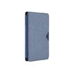 techair Folio stand - Flip cover voor tablet - polyester - blauw, blauwe tonen - 7