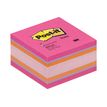 Cube Post-it Couleurs Plaisir Intense - 76 x 76 mm