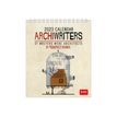 Calendrier mensuel Archiwriter - 12 x 14,4 cm - Legami