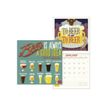 Legami - Calendrier mensuel 2024 - 30 x 29 cm - bière