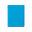 Clairefontaine Koverbook - Notitieboek - geniet - A4 - 48 vellen / 96 pagina's - Seyès - blauw, transparant - polypropyleen (PP)