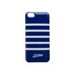 Bigben Connected Jean-Paul Gaultier - Achterzijde behuizing voor mobiele telefoon - plastic - wit, blauw - voor Apple iPhone 5c