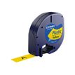 5411313912419-Dymo LetraTAG - Ruban d'étiquettes auto-adhésives - 3 rouleaux métalique, papier et plastique (12 mm x 4 m) - fond jaun-P_91240_9-6