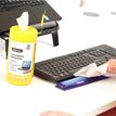 0043859587131-Fellowes Boîte de 100 lingettes nettoyantes pour écran-P_99703_9-2