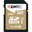 Emtec Elite Gold - carte mémoire 32 Go - Class 10 - SDHC UHS-I U1