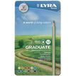 Lyra Graduate - 12 Crayons de couleur - boîte métal