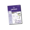 CANSON Imagine - Blocnote aan korte zijde gelijmd - A4 - 50 vellen - wit