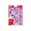 APLI kids - Decoratiesticker - 6 vellen - roze, lila - niet permanent (pak van 756)