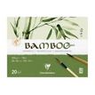 Clairefontaine Bamboo - Bloc encollé aquarelle - 20 feuilles - A5 - 250 gr
