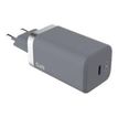 Force Power - chargeur secteur pour smartphone - USB-C - gris - 65 Watt