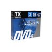 TX - 3 x DVD+R - 4.7 GB 16x - jewel case