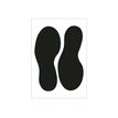 PICKUP teken - footprints - 250 mm - zwart
