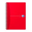 Oxford Office Essentials - Notitieboek - met draad gebonden - A5 - 180 pagina's - wit papier - Seyès - verkrijgbaar in verschillende kleuren - karton