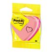10310328-Post-it - Bloc cube forme coeur - 3 couleurs assorties - 225 feuilles-P_1031032_1-0