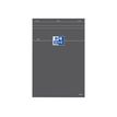 Oxford - Pack de 5 Blocs notes - A4 - 160 pages - petits carreaux - gris
