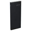 3147281102010-Lecas Comptoir Long Travers - Agenda 1 jour par page - 14 x 35 cm - noir--0